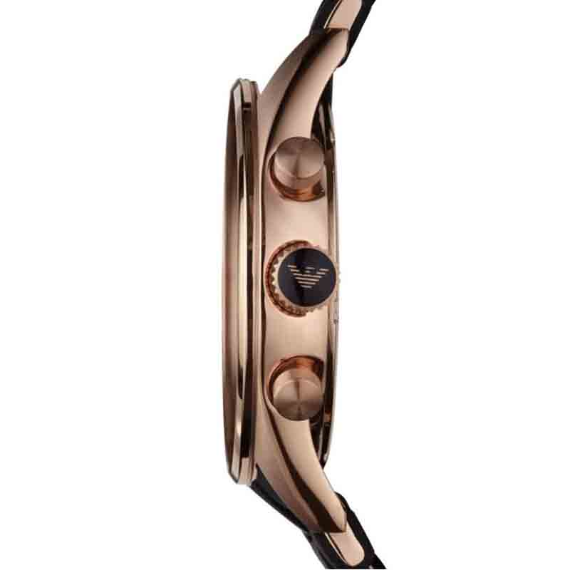 Emporio Armani Men’s Quartz Stainless Steel Black Dial 43mm Watch AR5905