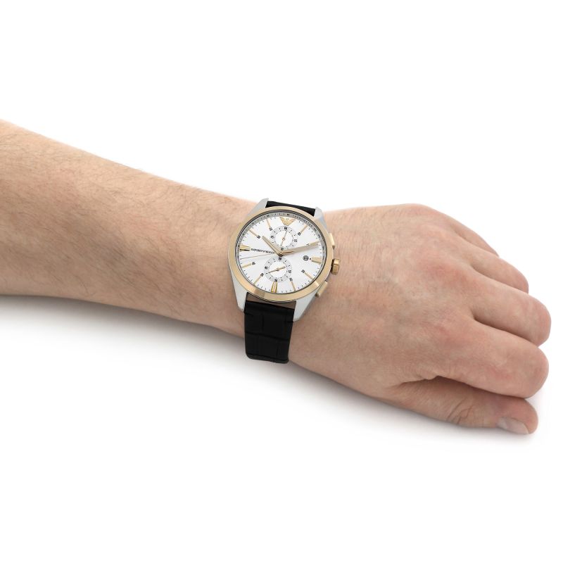 Emporio Armani Men’s Quartz Leather Strap AR11498