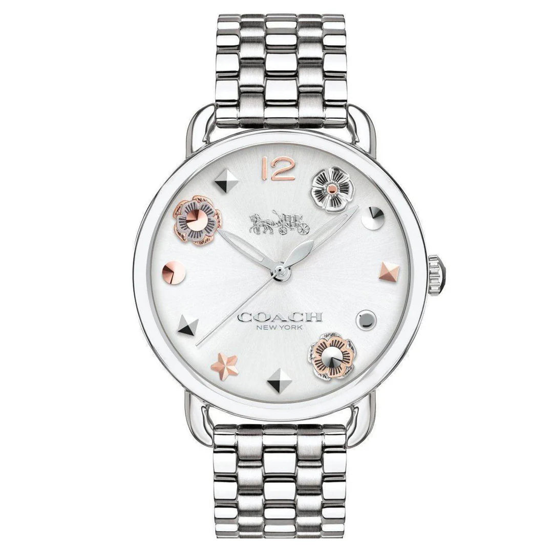 Coach Delancey Silver Ladies Watch - 14502810
