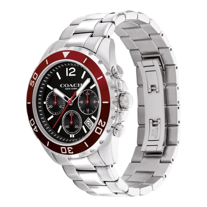 Coach Kent Stainless Steel Silver Men’s Watch 14602556