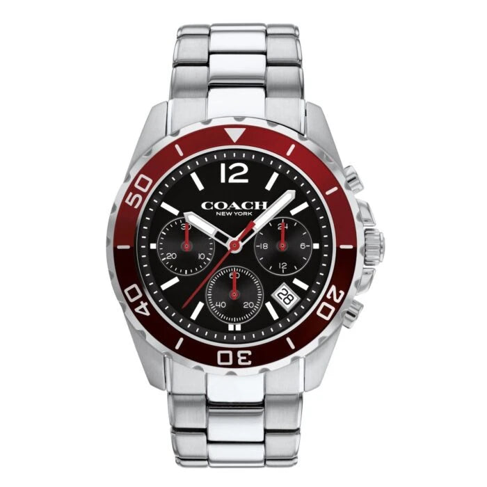 Coach Kent Stainless Steel Silver Men’s Watch 14602556