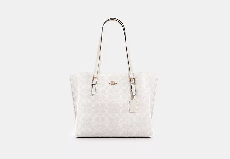 Coach Mollie Tote In Signature Canvas