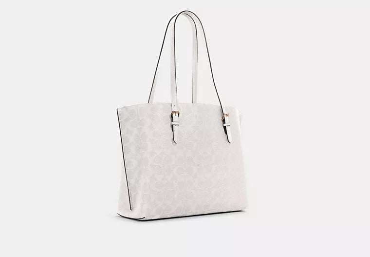 Coach Mollie Tote In Signature Canvas