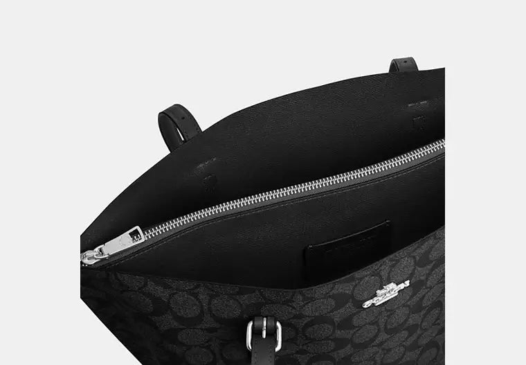 Coach Mollie Tote In Signature Canvas