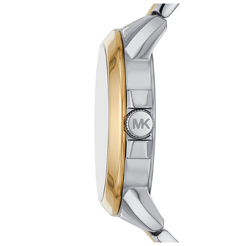 Michael Kors Women’s Quartz Two Tone Stainless Steel Silver Dial 40mm Watch MK7319