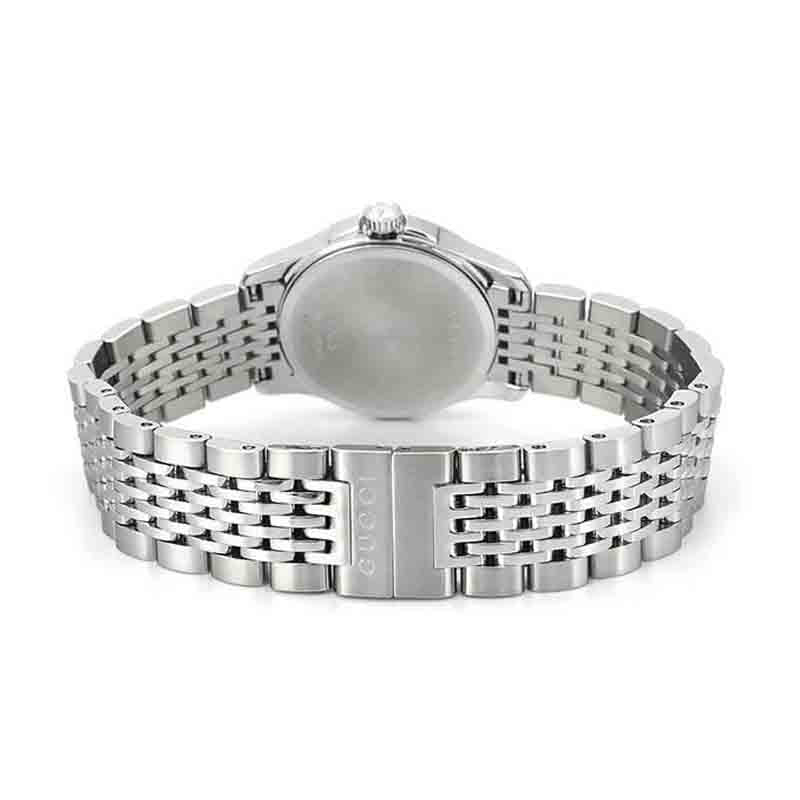 Gucci Women’s Swiss Made Quartz Stainless Steel Green Dial 27mm Watch YA1265008