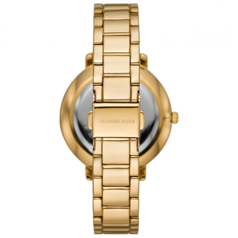Michael Kors Women’s Quartz Gold Stainless Steel Black Dial 38mm Watch MK4593