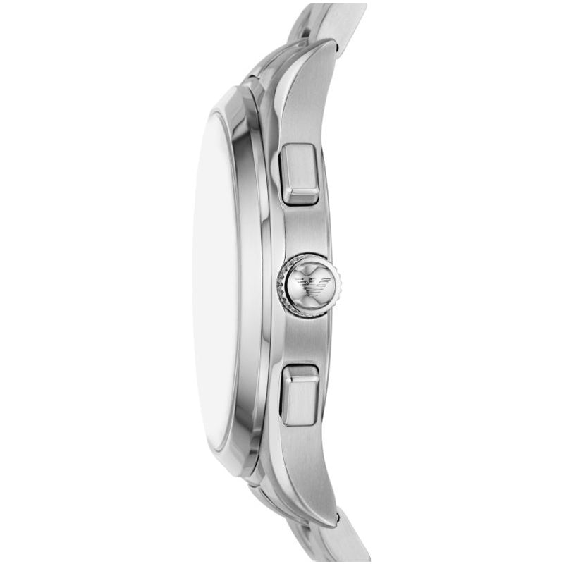Emporio Armani Men’s Quartz Silver Stainless Steel Blue Dial 42mm Watch AR11528