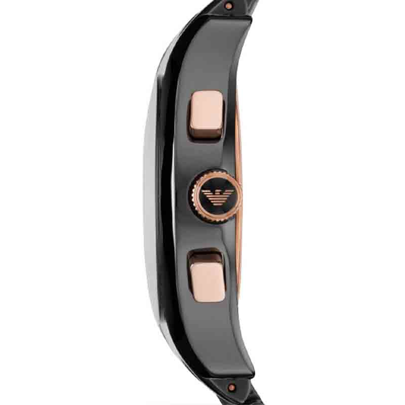 Emporio Armani Men’s Quartz Ceramic Black Dial 42mm Watch AR1410
