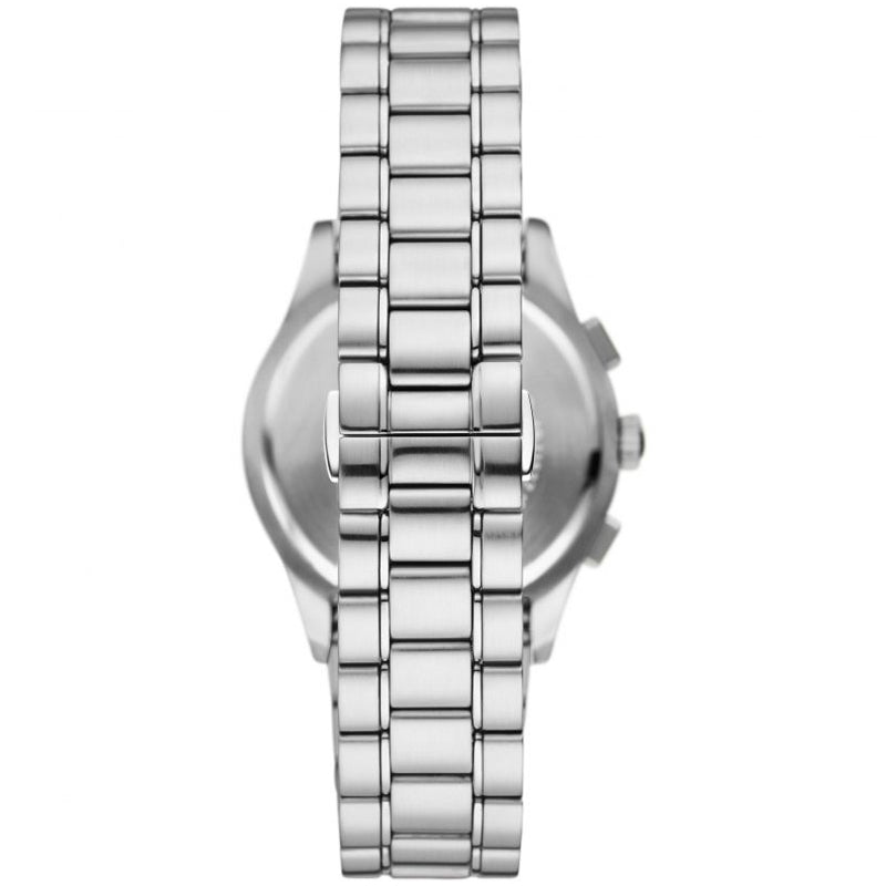 Emporio Armani Men’s Quartz Silver Stainless Steel Blue Dial 42mm Watch AR11528