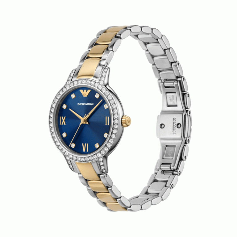 Emporio Armani Three-Hand Two-Tone Stainless Steel Watch AR11576
