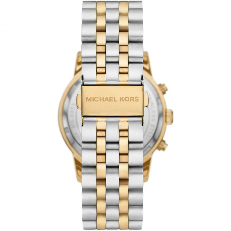 Michael Kors Men’s Quartz Two-tone Stainless Steel Black Dial 43mm Watch MK8954