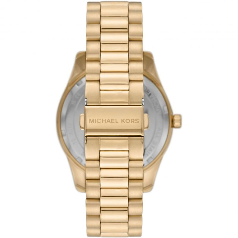 Michael Kors Men’s Quartz Gold Stainless Steel Gold Dial 45mm Watch MK8947