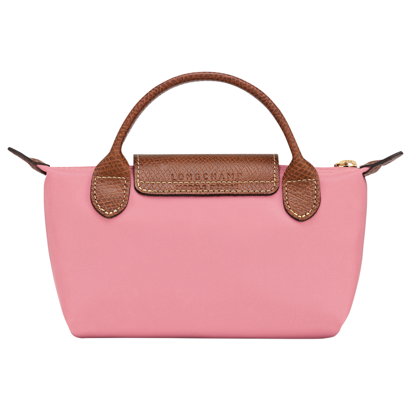 Longchamp Le Pliage Green Pouch with Handle