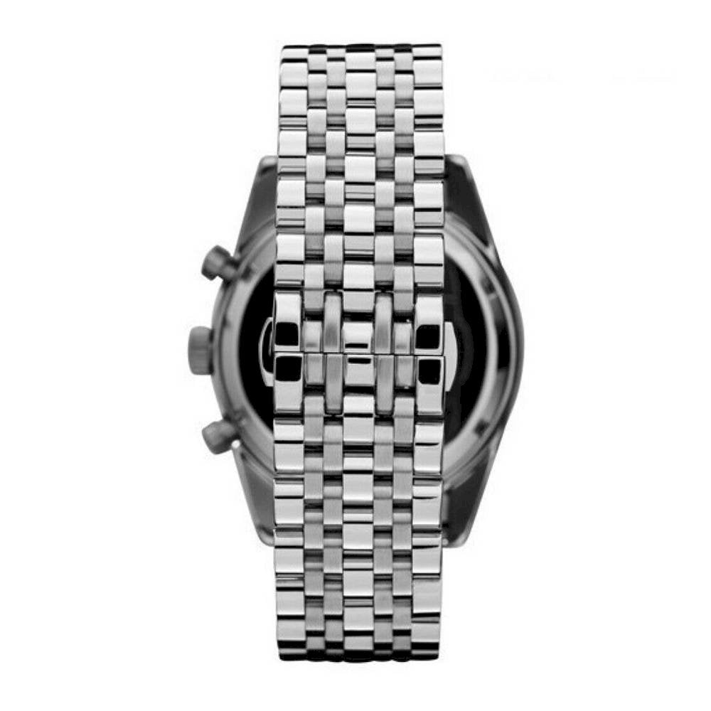 Emporio Armani Men’s Chronograph Stainless Steel Black Dial 43mm Watch AR5983
