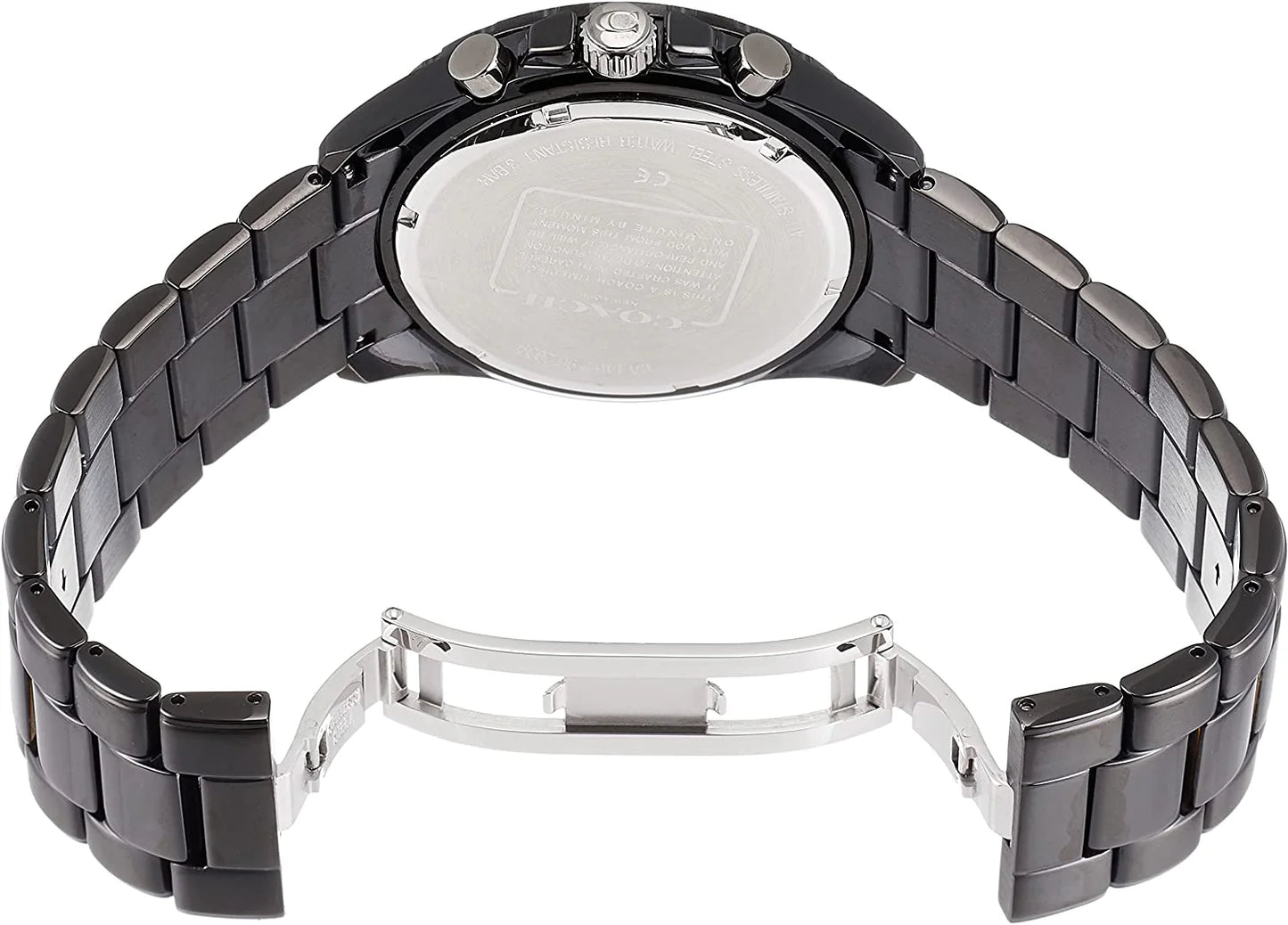 Coach KENT CHRONOGRAPH ALL BLACK MEN'S WATCH 14602554
