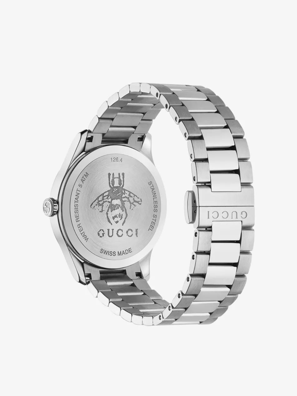 GUCCI YA1264136 G-Timeless steel quartz watch