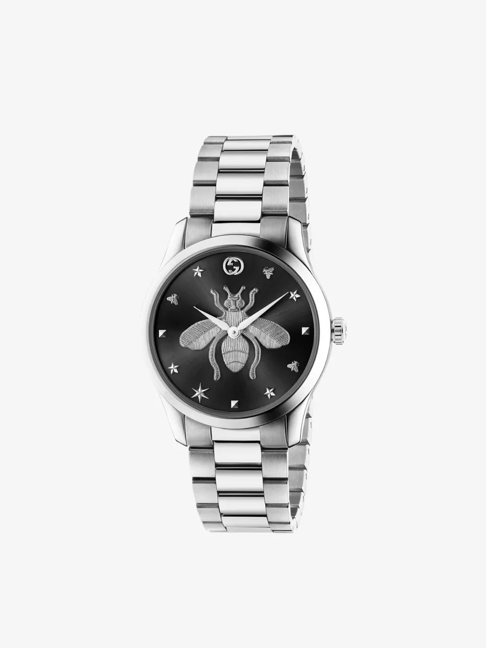 GUCCI YA1264136 G-Timeless steel quartz watch
