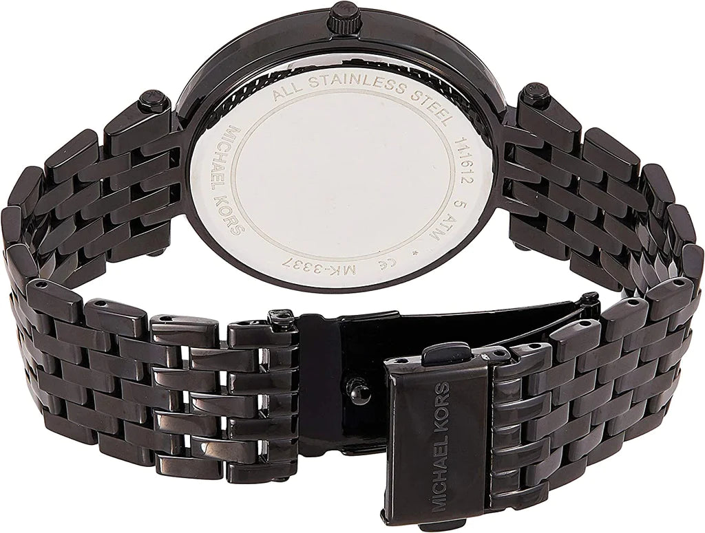 Michael Kors - Women’s Quartz Stainless Steel Black Dial 39mm Watch MK3337