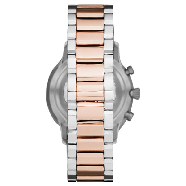 Emporio Armani Men’s Chronograph Quartz Stainless Steel White Dial 44mm Watch AR11209