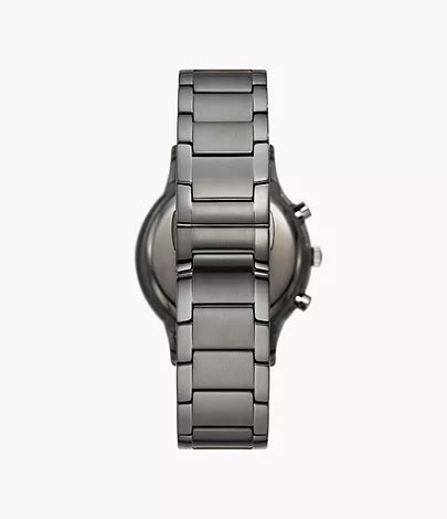 Emporio Armani Chronograph Gunmetal Stainless Steel Watch AR11531