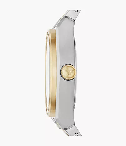 Emporio Armani Three-Hand Two-Tone Stainless Steel Watch AR11559