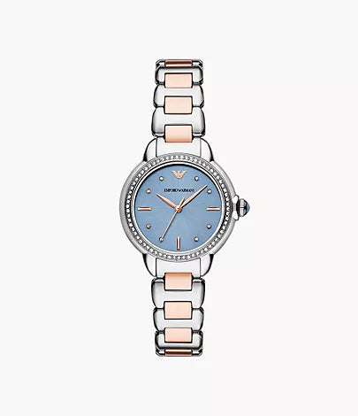 Emporio Armani Three-Hand Two-Tone Stainless Steel Watch ar11597