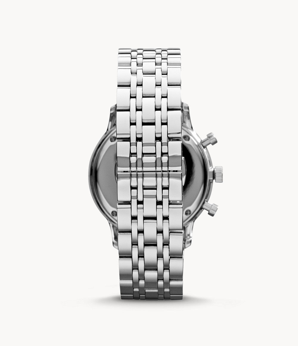 Emporio Armani Men’s Quartz Stainless Steel Blue Dial 43mm Watch AR1648