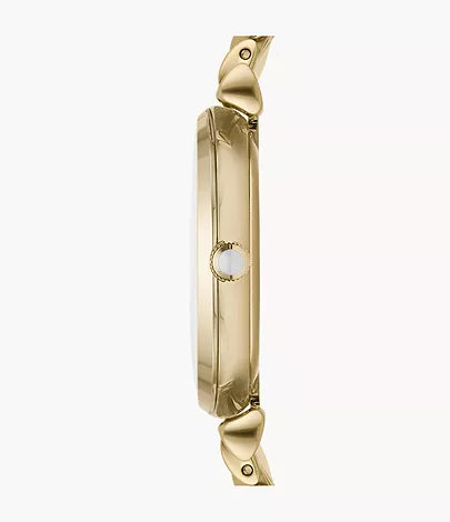 Emporio Armani Women's Two-Hand Gold-Tone Steel Watch AR1907