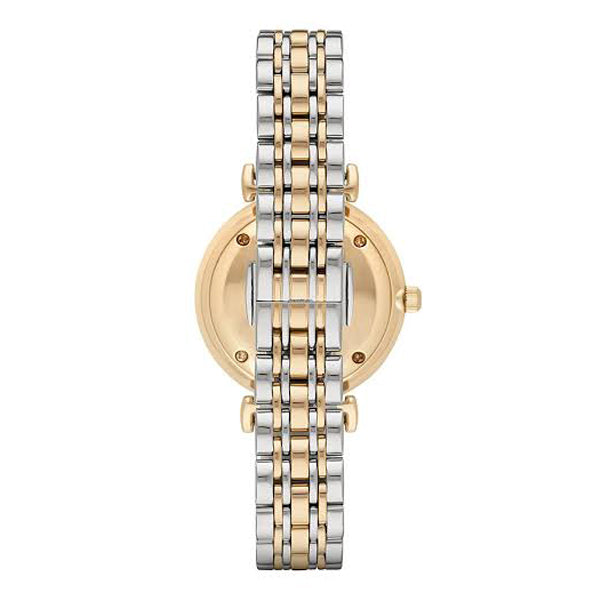 Emporio Armani Women’s Quartz Two-tone Stainless Steel White Dial 32mm Watch AR2076
