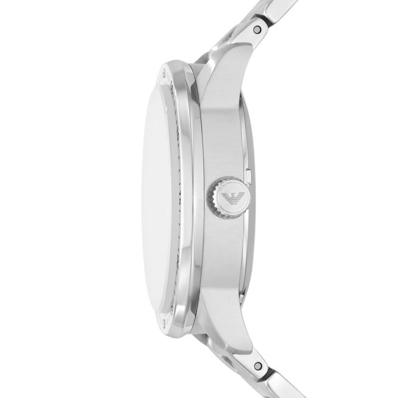 Emporio Armani Men’s Automatic Silver Stainless Steel Green Dial 43mm Watch AR60053