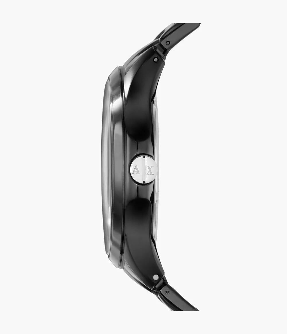 Armani Exchange Multifunction Black Steel Watch AX2121