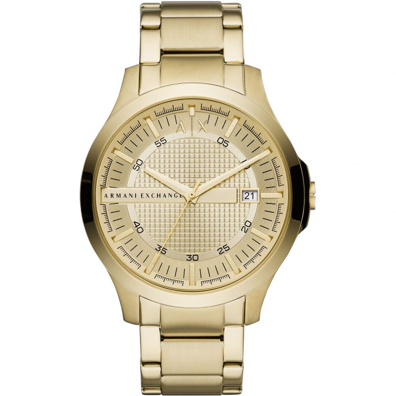 Armani Exchange Hampton Analog Gold Dial Men's Watch-AX2415