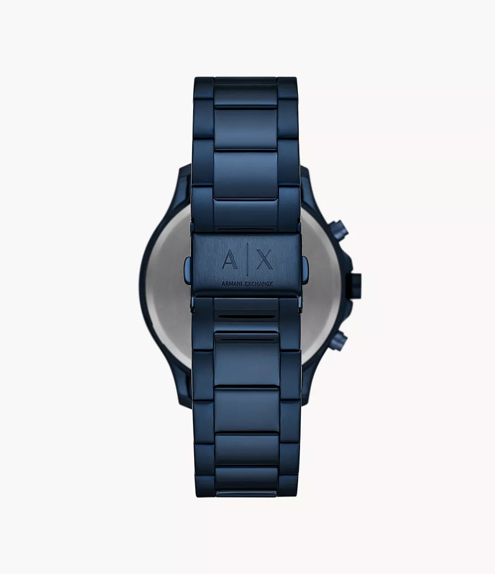 Armani Exchange Chronograph Blue Stainless Steel Watch AX2430
