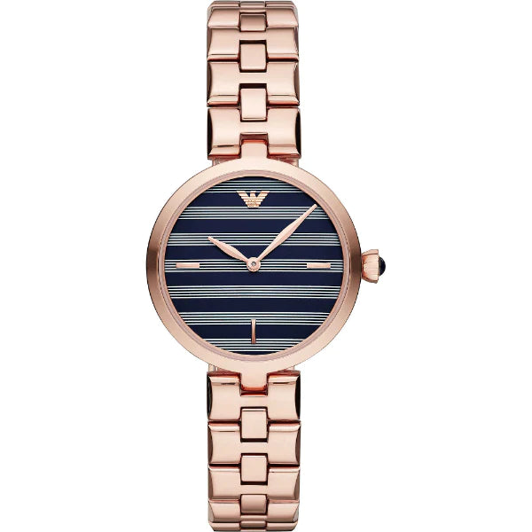 Emporio Armani Arianna Rose Gold Stainless Steel Quartz Ladies Watch AR11220