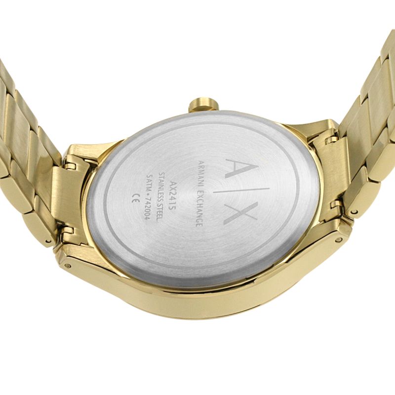 Armani Exchange Hampton Analog Gold Dial Men's Watch-AX2415