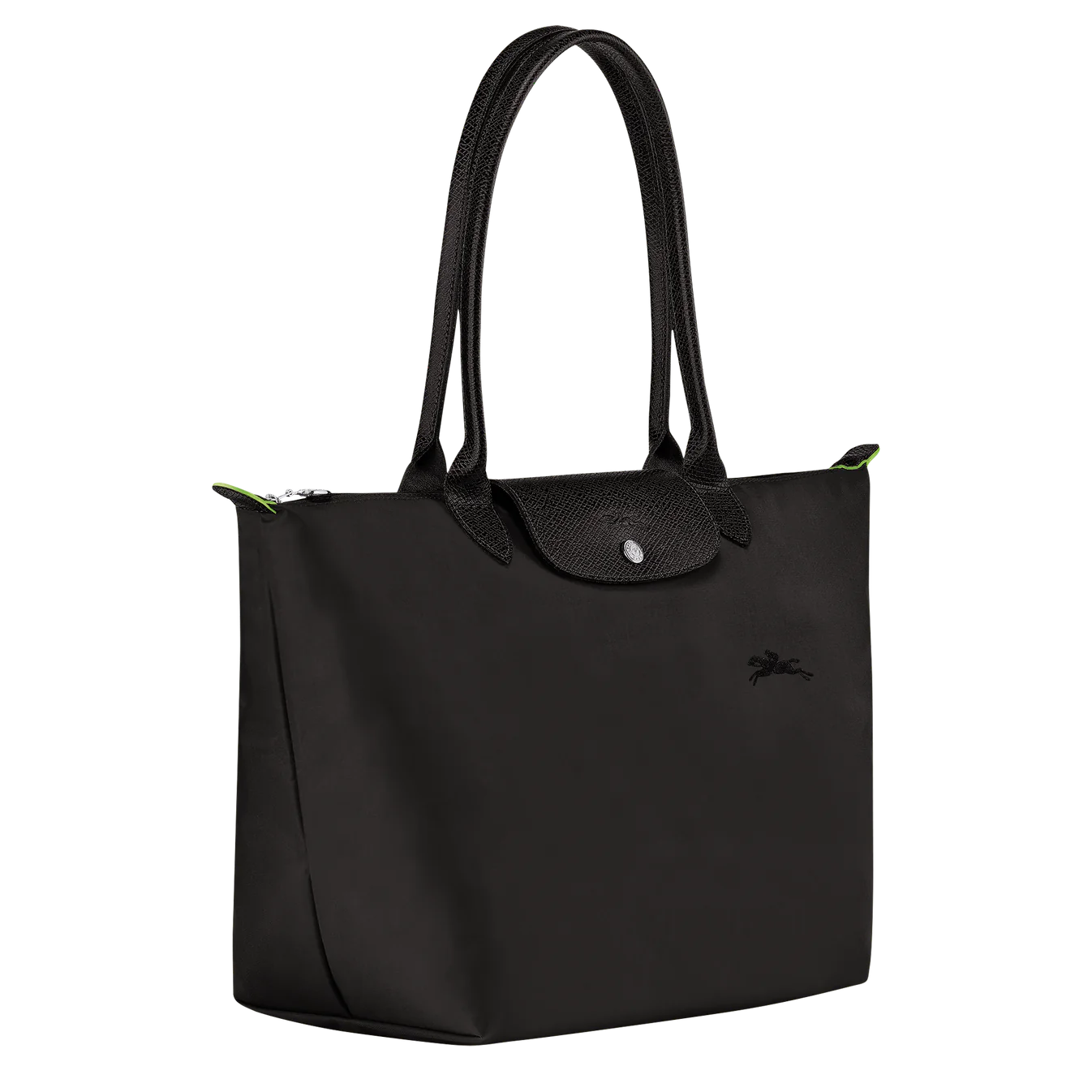 Longchamp Le Pliage Green Tote Bag Black