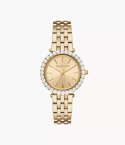 Michael Kors Darci Three-Hand Gold-Tone Steel Watch MK4513