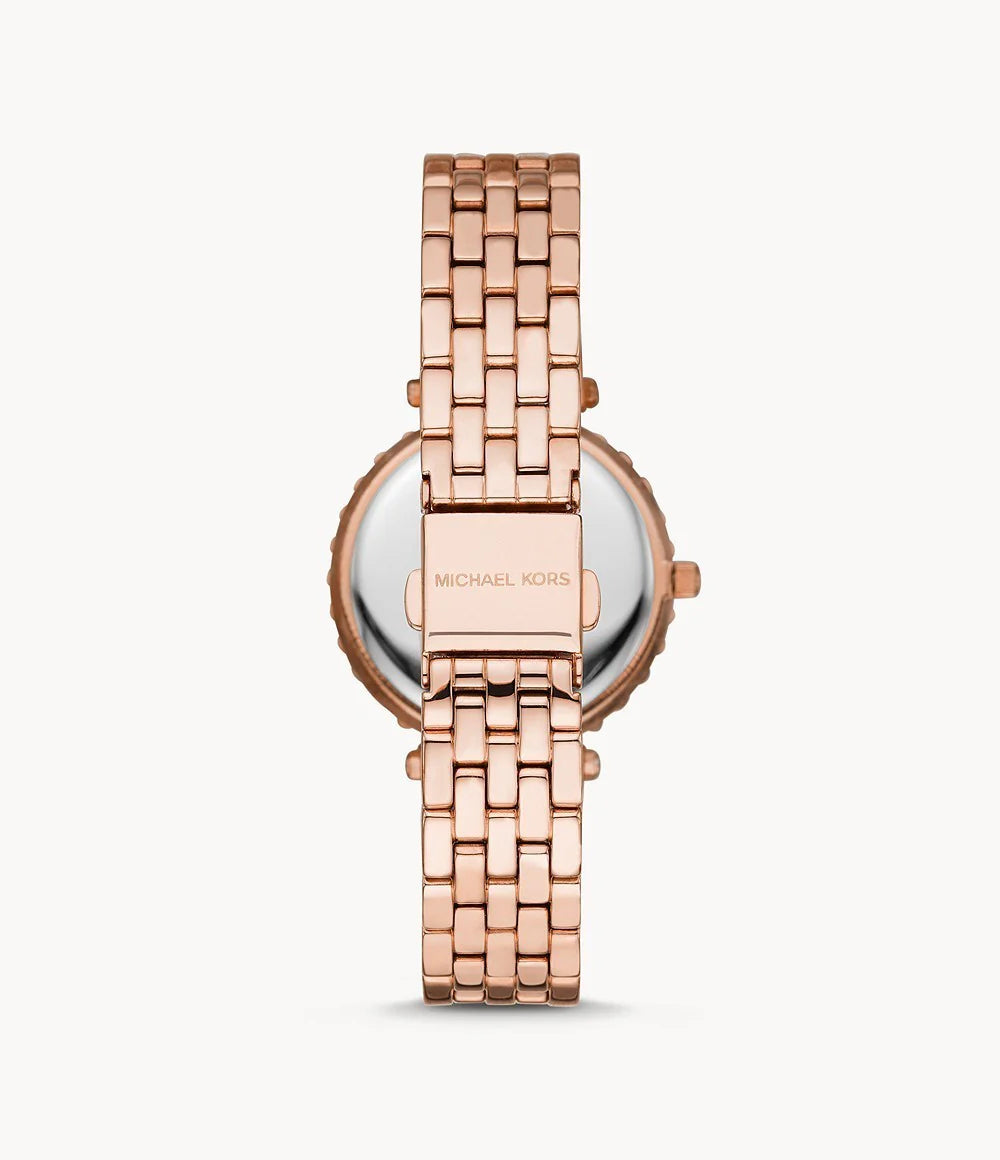 Michael Kors Women’s Quartz Stainless Steel Rose Gold Dial 35mm Watch MK4514