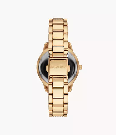 Michael Kors Tibby Three-Hand Gold-Tone Stainless Steel Watch MK4575