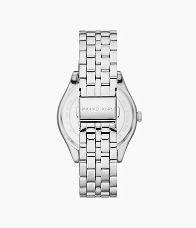 Harlowe Three-Hand Stainless Steel Watch MK4708