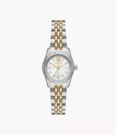 Michael Kors Lexington Three-Hand Rose Gold-Tone Stainless Steel Watch MK4740