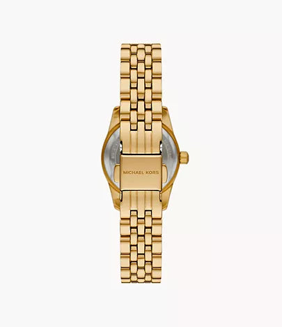 Michael Kors Lexington Three-Hand Rose Gold-Tone Stainless Steel Watch MK4741