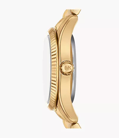 Michael Kors Lexington Three-Hand Rose Gold-Tone Stainless Steel Watch MK4802