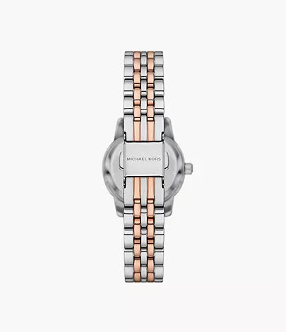 Michael Kors Lexington Three-Hand Rose Gold-Tone Stainless Steel Watch MK4817