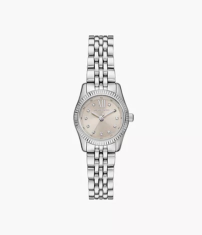 Michael Kors Petite Emery Pavé Gold-Tone Watch MK4843