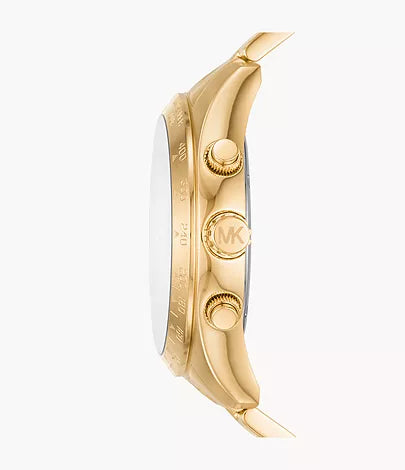 Michael Kors Runway Three-Hand Gold-Tone Stainless Steel Watch MK6911