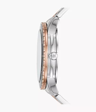 Michael Kors Runway Three-Hand Two-Tone Stainless Steel Watch