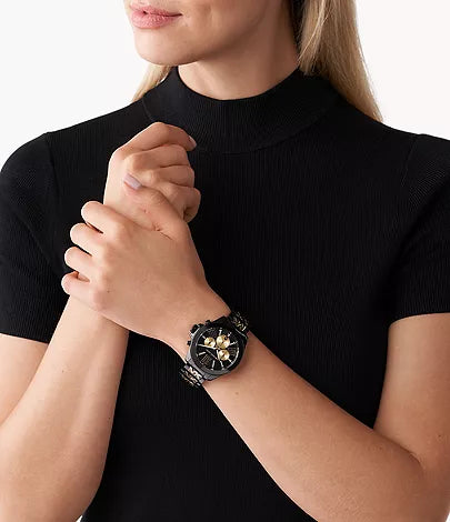 Michael Kors Wren Women Chronograph Two-Tone Stainless Steel Watch
