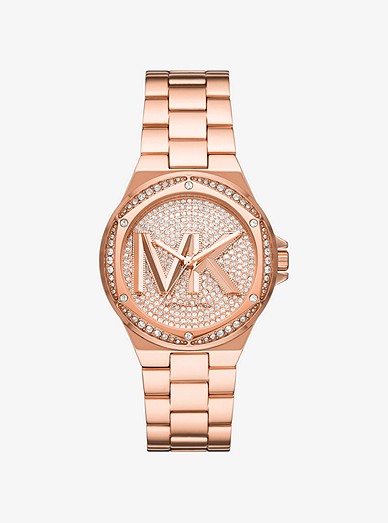 Michael Kors Women’s Quartz Stainless Steel Rose Gold Dial 37mm Watch MK7230